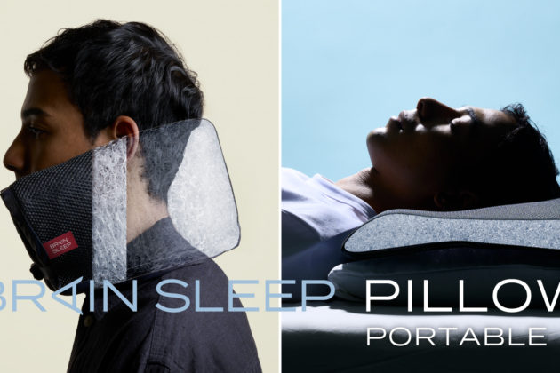 BRAIN SLEEP PILLOW PORTABLE, which is portable and can be used for multiple purposes such as lodging and traveling, is now available for reservation on Makuake from July 31.