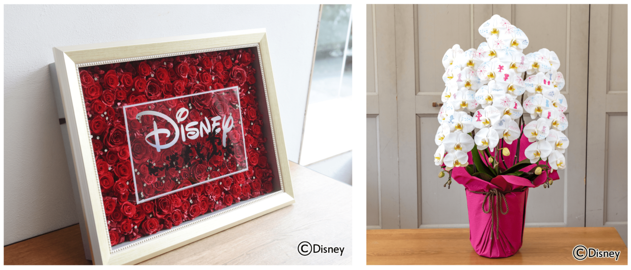 Hibiya Kadan online shopping site to begin accepting orders for limited collection of framed art and cosmetic orchid floral items based on “Disney100” from Wednesday, February 8,